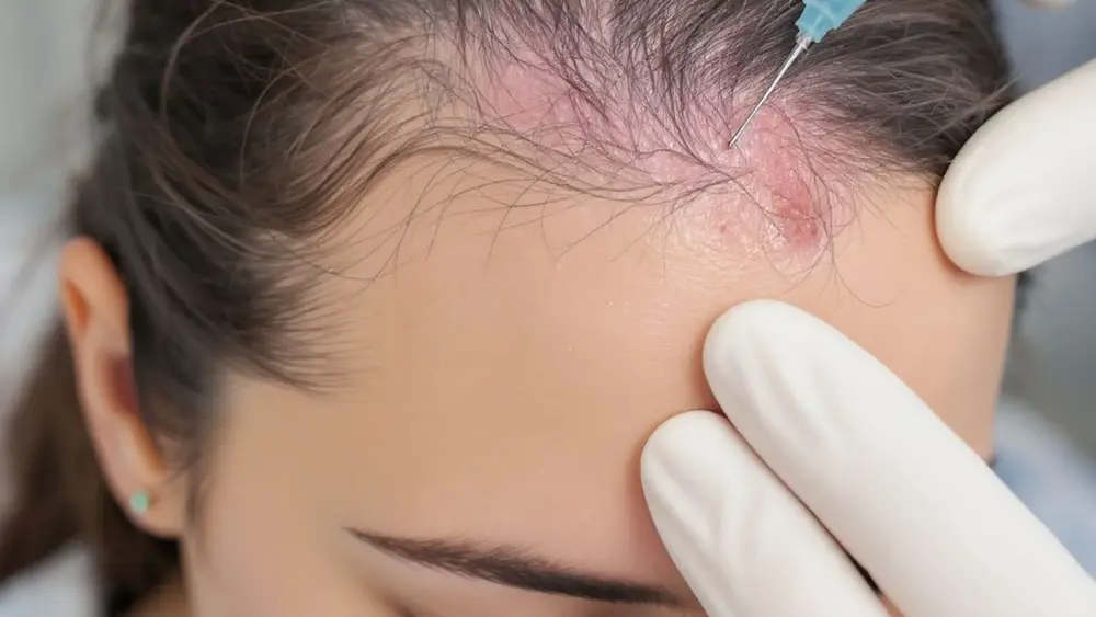 Mekanik strese maruz kalan saç derisi ve saç