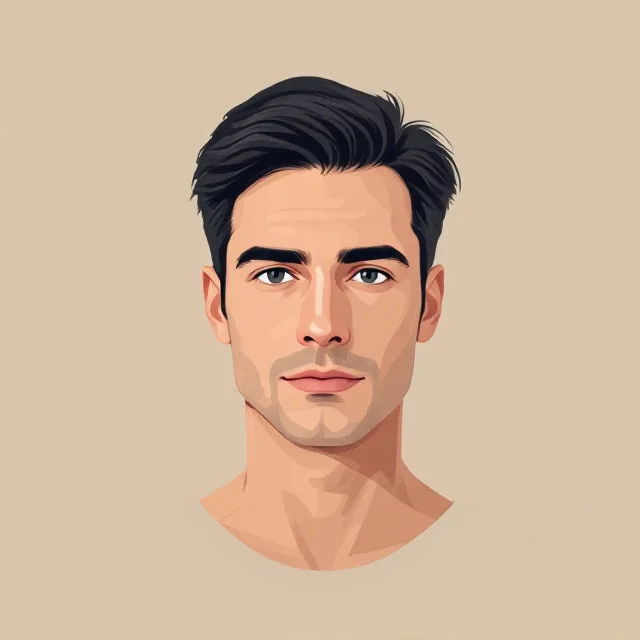 Illustration: sådan fotograferer du hårgrænsen forfra