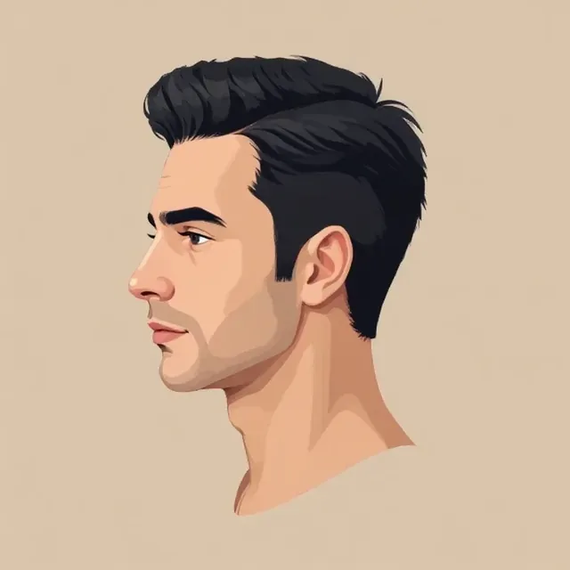 Illustration: sådan fotograferer du hovedet fra venstre side